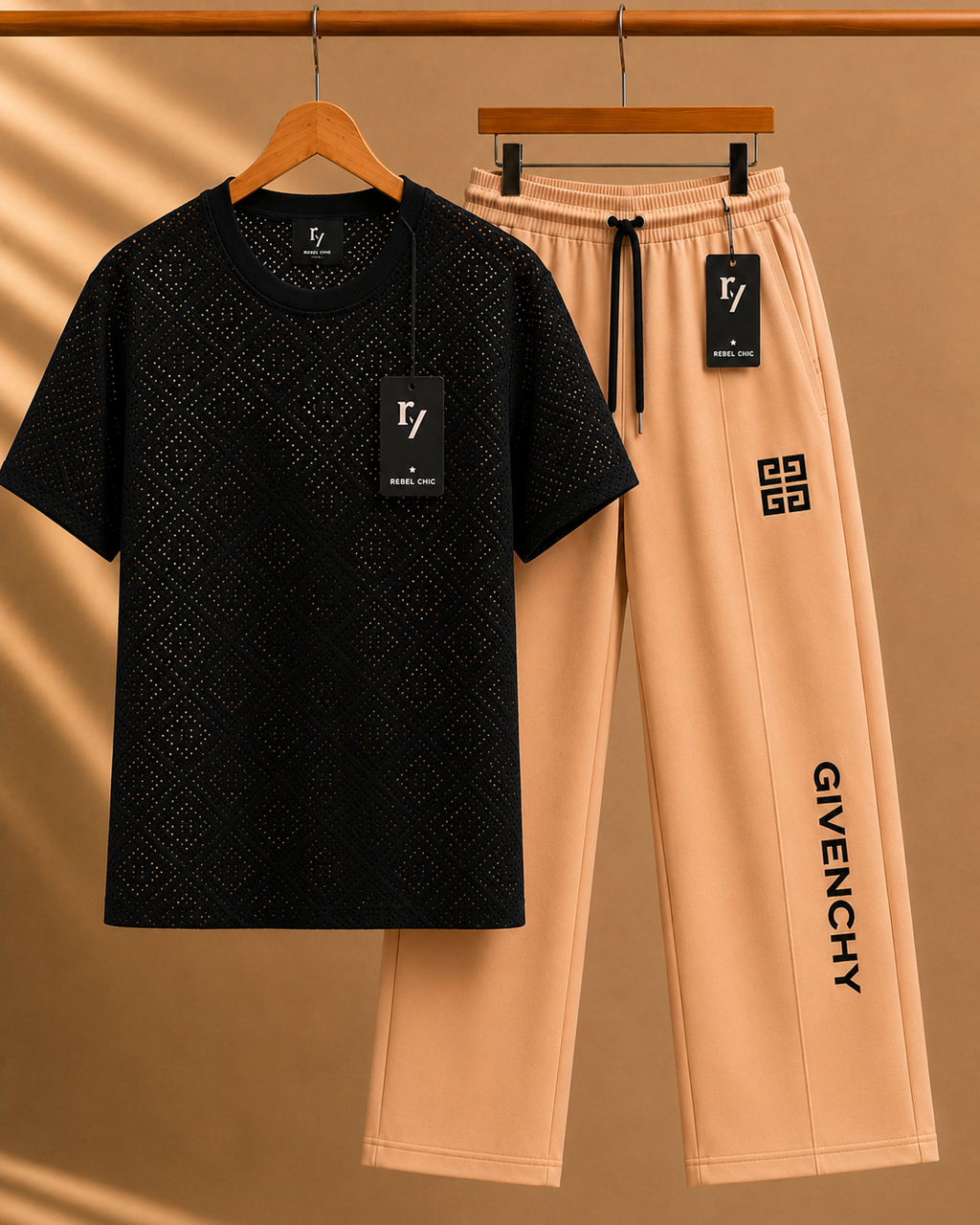 China Stuff Import Quality Premium Mesh Set - Black simple/Skin