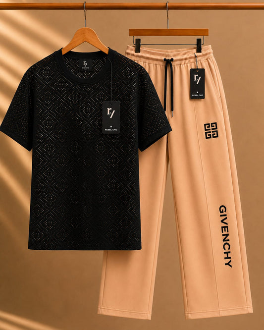 China Stuff Import Quality Premium Mesh Set - Black simple/Skin