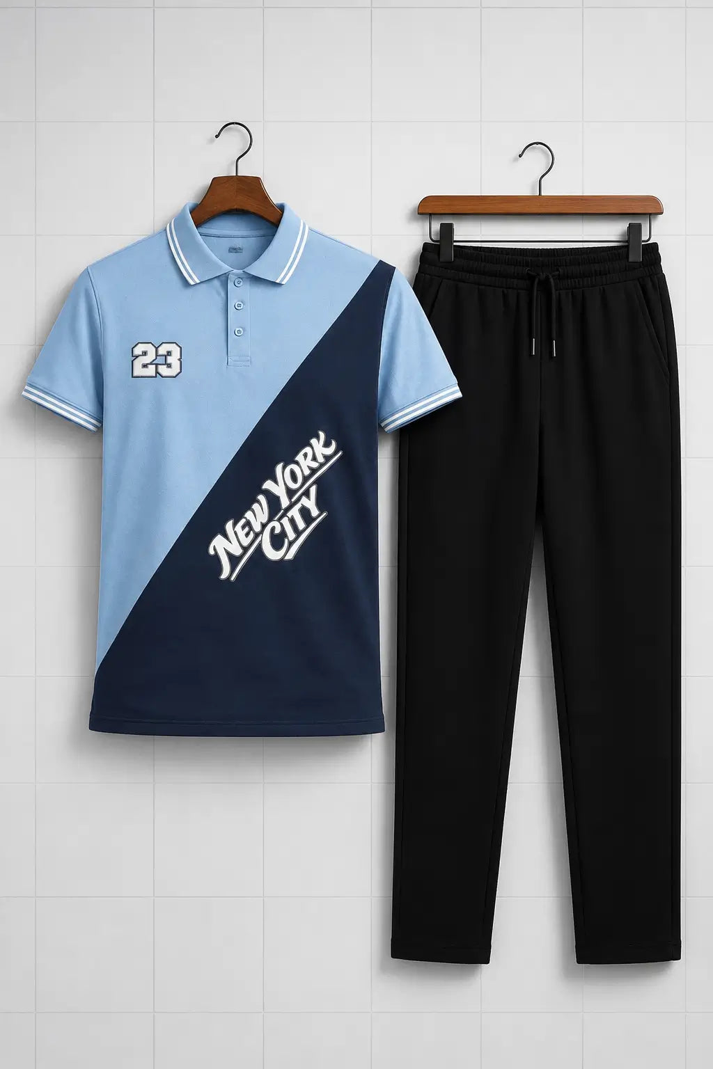 Buy 1 Get 1 - PK Polo Shirt Plain Trouser Tracksuit