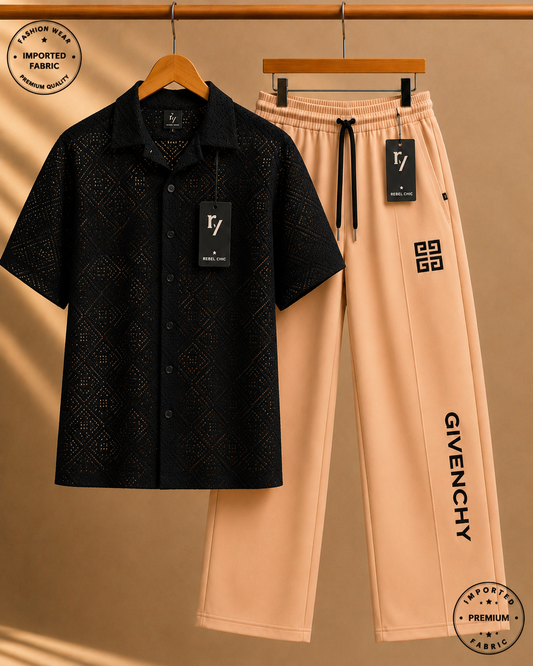 China Stuff Import Quality Premium Mesh Set - Black button/Skin
