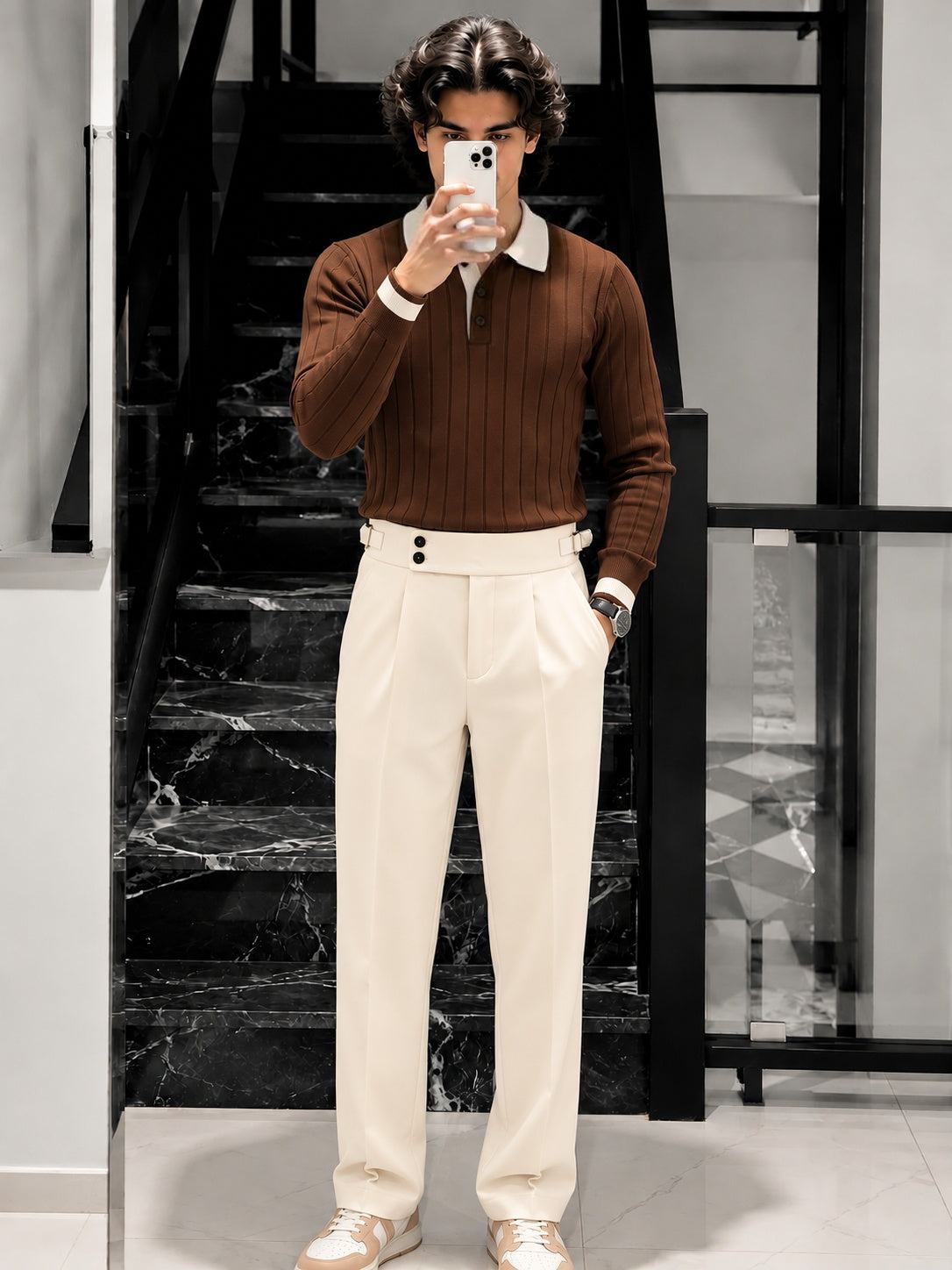 Polo Full Sleeve Winter Set- Bargandi