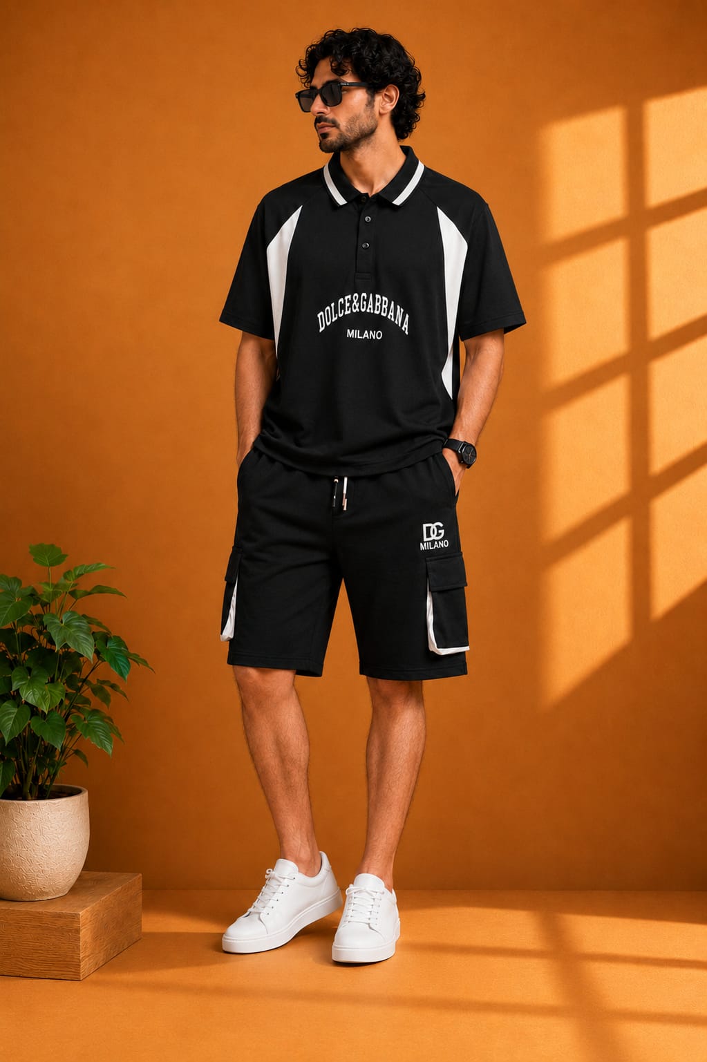 Import Quality DOLCE & GABBANA Shirt And Shorts set-