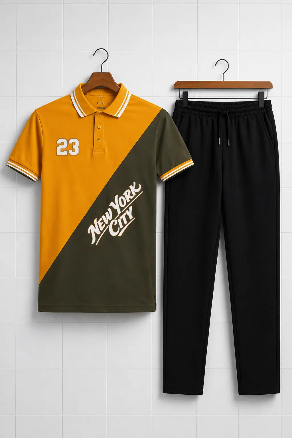 Buy 1 Get 1 - PK Polo Shirt Plain Trouser Tracksuit