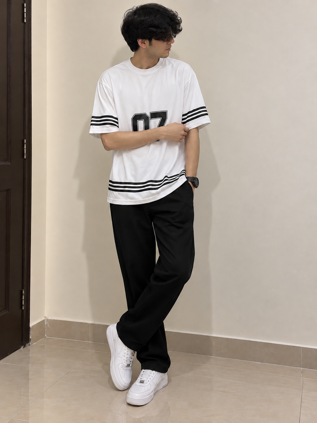 Buy 1 Get 1 Free - Clearence Sale - 2 Drop Sholder Tracksuit Set- 2 Random Colours