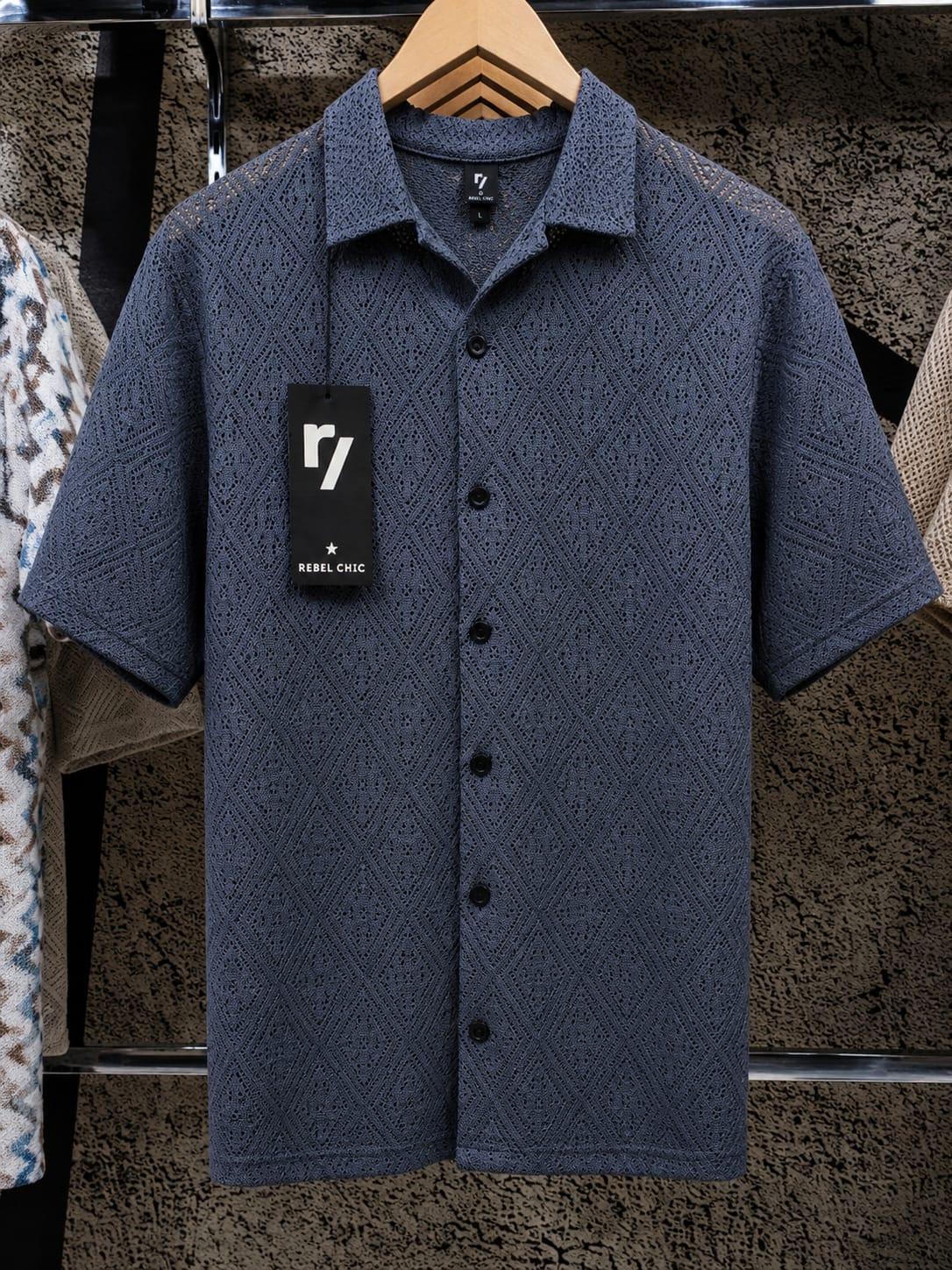 China Stuff Import Quality Premium Mesh Set - Grey button/Grey