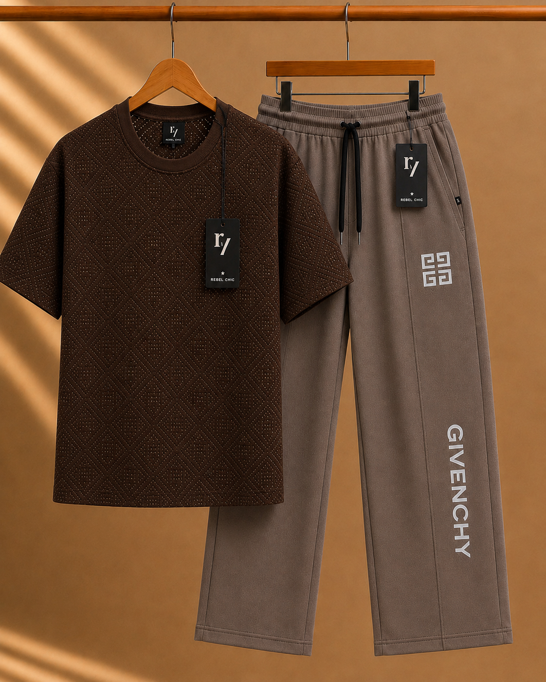 China Stuff Import Quality Premium Mesh Set - Brown simple/Light brown
