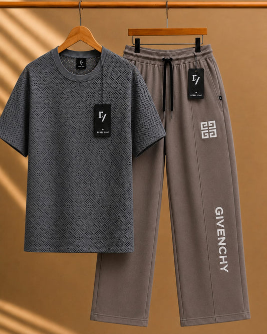 China Stuff Import Quality Premium Mesh Set - Grey simple/light brown