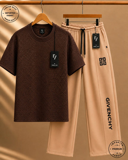 China Stuff Import Quality Premium Mesh Set - Brown simple/Skin