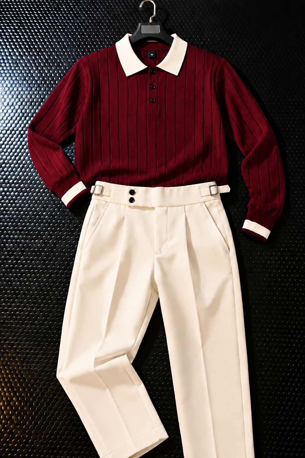 Polo Full Sleeve Winter Set- Maroon