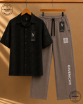 China Stuff Import Quality Premium Mesh Set - Black Button/Light brown