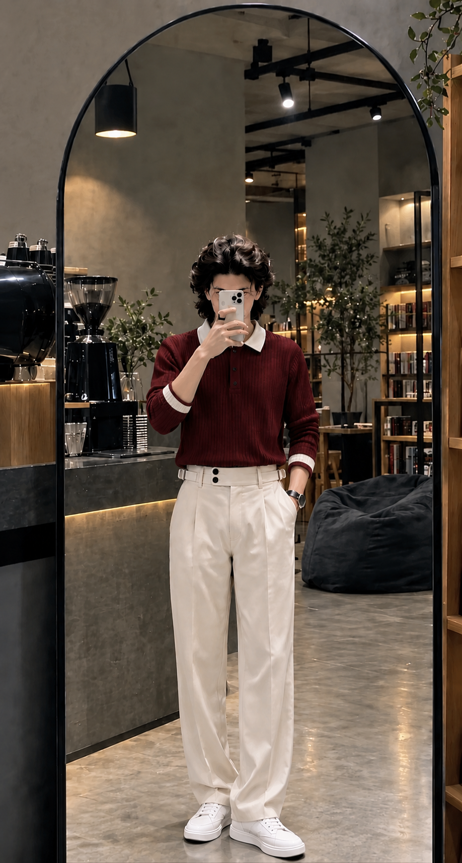 Polo Full Sleeve Winter Set- Maroon
