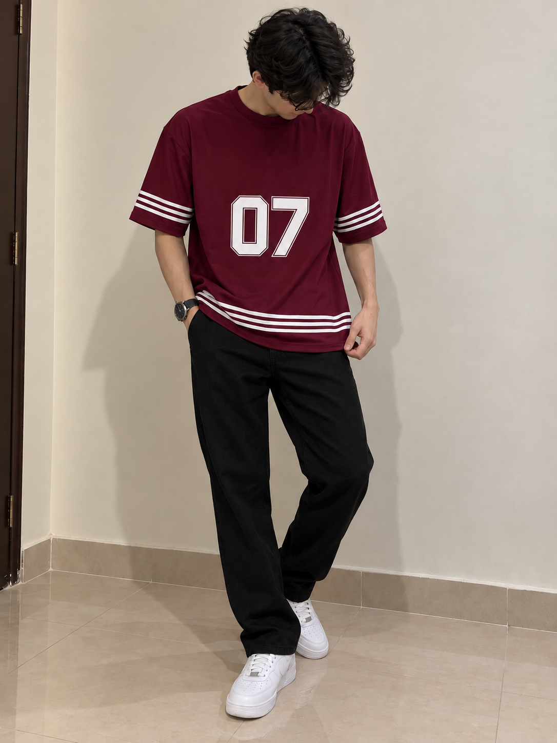 Buy 1 Get 1 Free - Clearence Sale - 2 Drop Sholder Tracksuit Set- 2 Random Colours