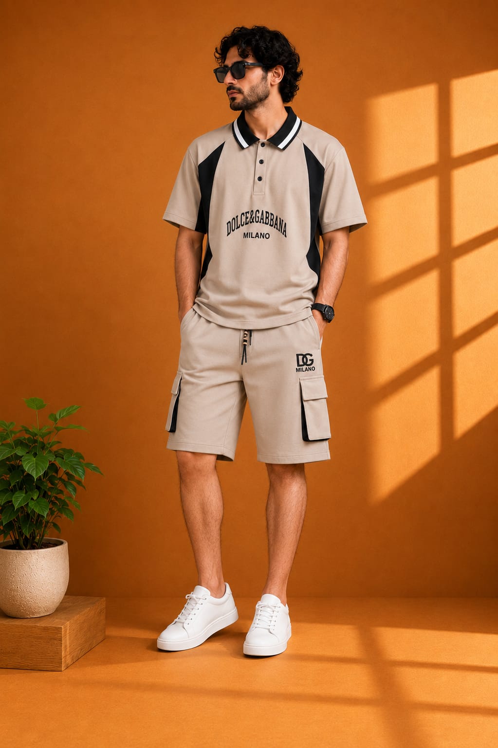 Import Quality DOLCE & GABBANA Shirt And Shorts set-